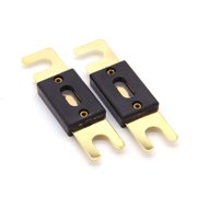 SHINYPASING Auto Fuses Inline Fuse Golden 2Pcs for Car Audio Video System