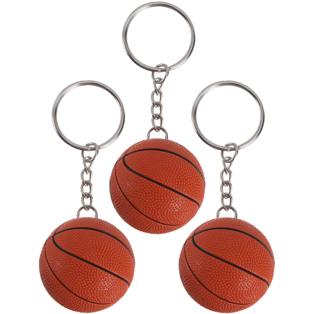 HXYCNNA Basketball Keychain - Large Multicolor Key Chain With 5 Keyrings, Gift For Friends