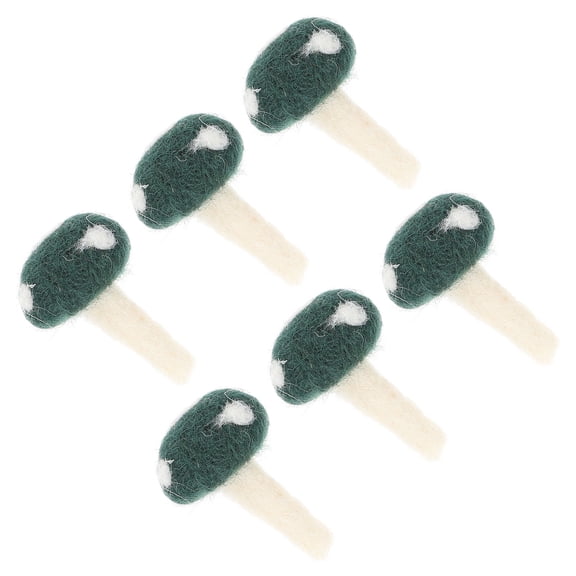 SHINYPASING 6Pcs Mini Mushroom Decoration Craft Kit For Home Decoration Projects