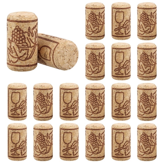 SHINYPASING Craft Replacement Cork 100Pcs Natural Cork Wine Corks Sealing Replacement for Wine Bottle