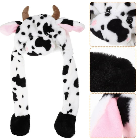 SHINYPASING Funny Hat Animal Ear Jumping Hat Polyester Decorative Party Festival Cosplay Performance 1Pcs