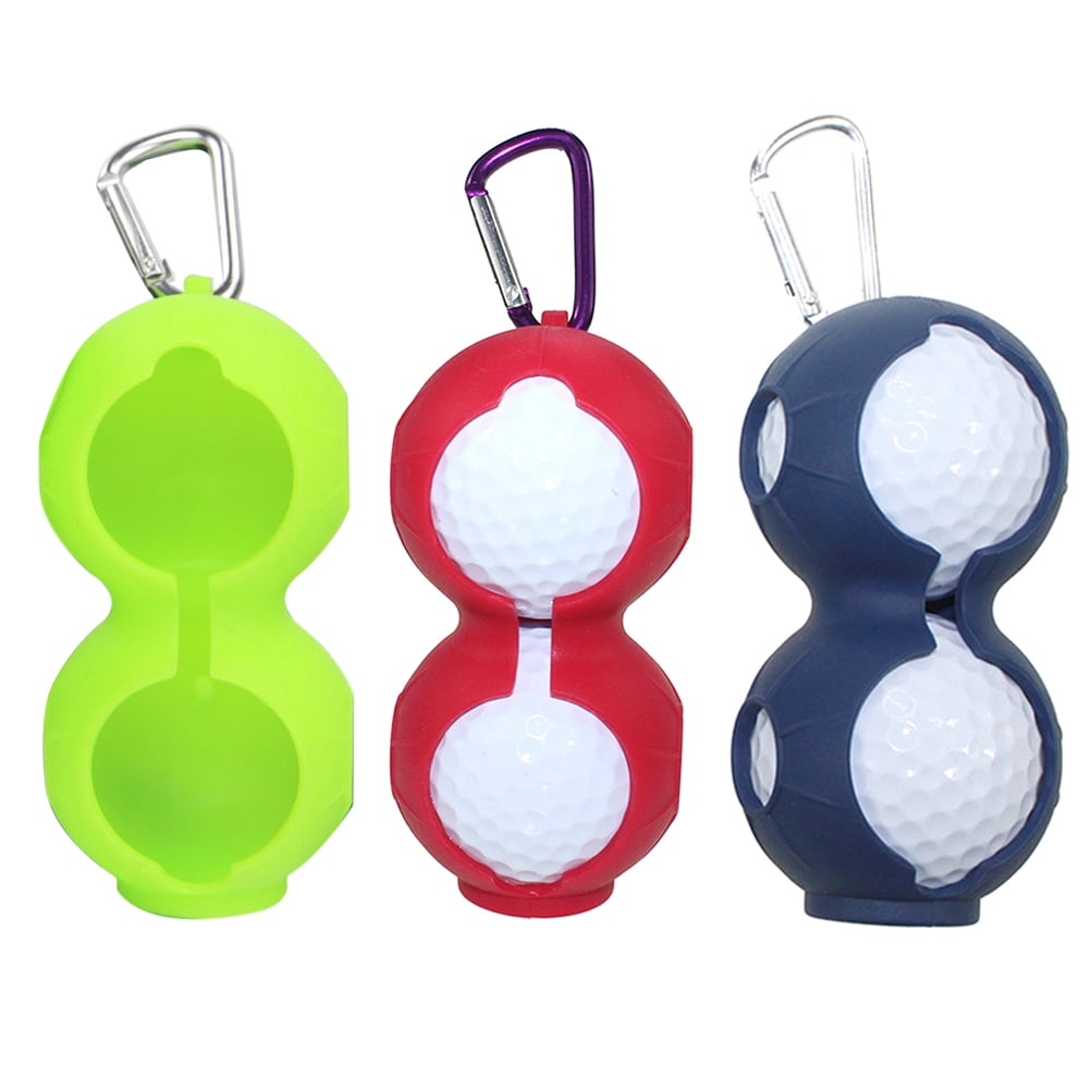 SHINYPASING Golf Ball Cover 3Pcs in Red Blue Green for AntiFall Use ...