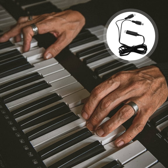 SHINYPASING Keyboard Connection Cables 1Pack for Reliable Performance in Music Production