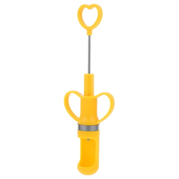 SHINYPASING Fruit Core Removal Tool Yellow Multi Function Pit Remover 1Set