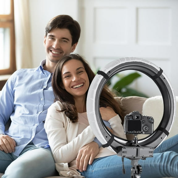 SHINYPASING Photography 1Set Flash Diffuser for Ring Light with Reduce Shadows