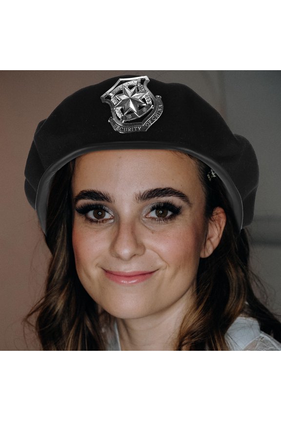 Round Breathable Shade Protection Beret Caps 1Pcs for Travel and Shopping in 9.9X9.2X2.4in