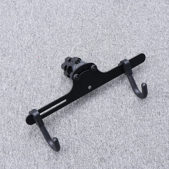 SHINYPASING Wall Mounted Bike Holder 1Set Rubber Coating Horizontal Bike Wall Mount