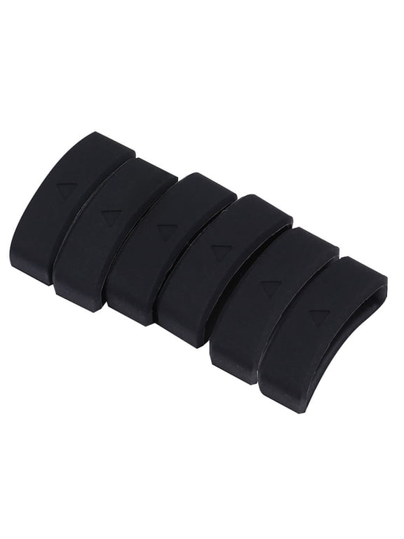 watch band compatible for garmin Strap Loop Rings Keeper Black 6Pcs