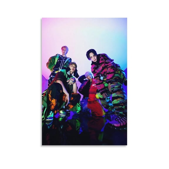 SHINee K-pop Poster Hot Canvas Wall Art Poster Decorative Bedroom Modern Home Print Picture Artworks Posters 12x18inch(30x45cm)
