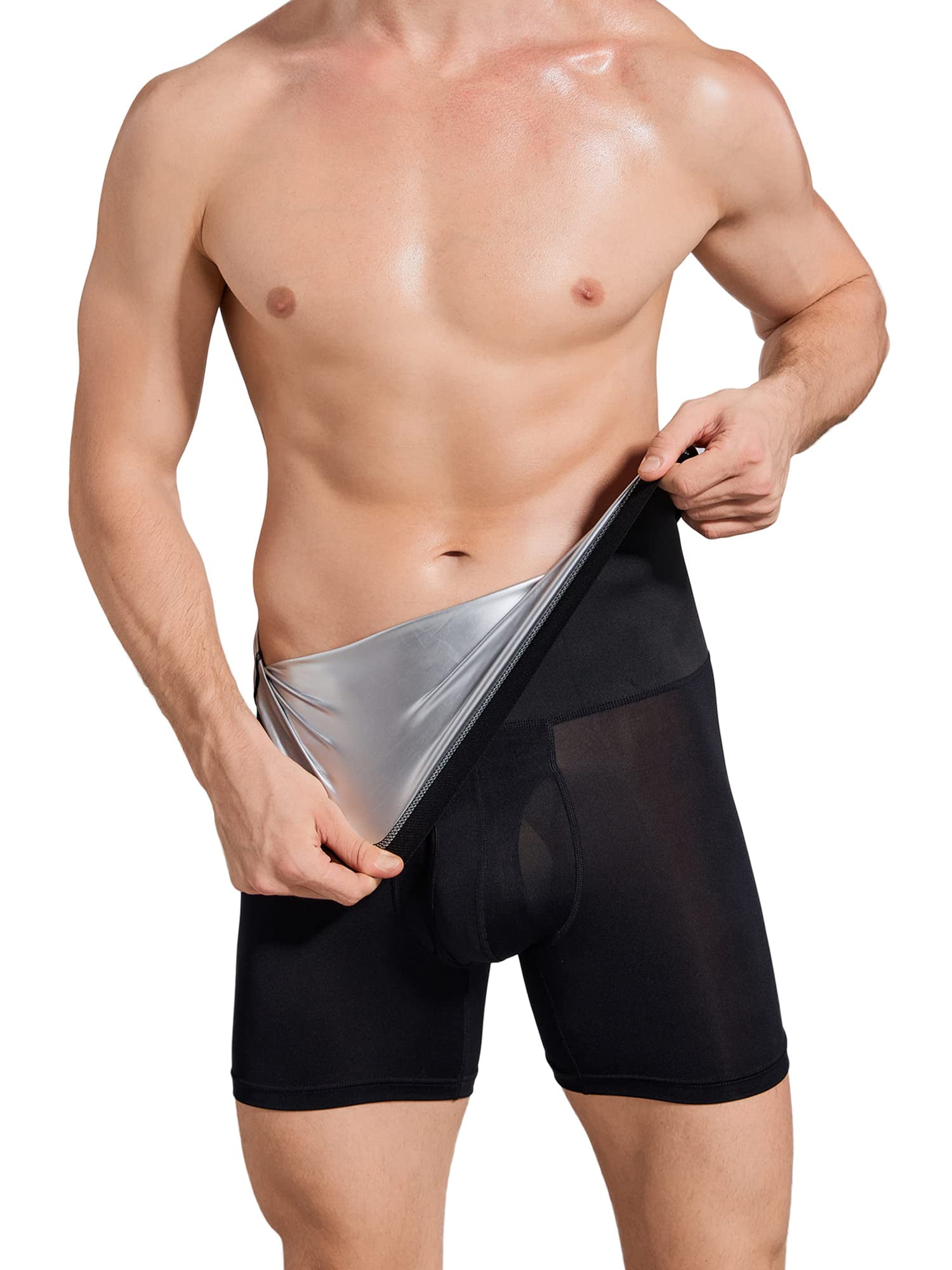  SHIONF Sauna underwear for men's Sweat Pants High