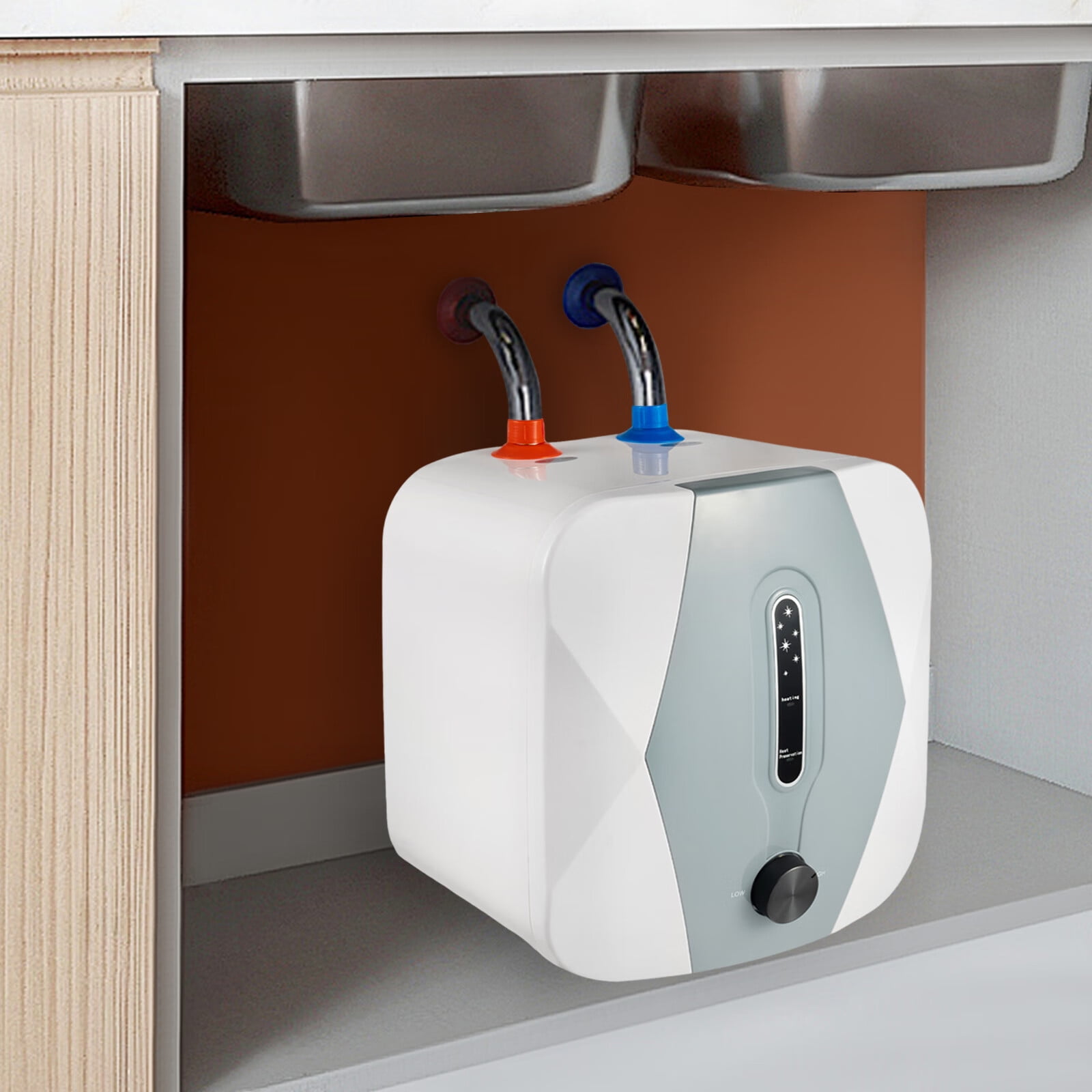 SHIOUCY Electric 110 Volts 1500W Tankless Water Heater for Kitchen
