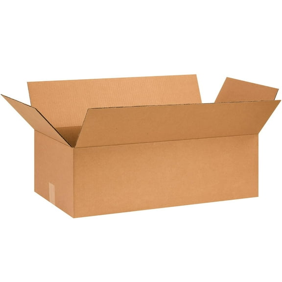SHIP NOW SUPPLY 26x13x8 Corrugated Boxes, Large, 26L x 13W x 8H, Pack of 20 | Shipping, Packaging, Moving, Storage Box for Home or Business, Strong Wholesale Bulk Boxes