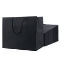 thumbnail image 1 of SHIPKEY 10 PCS Extra Large Gift Bags, 16x6x12 inches Black Paperboard Bags for Flower, Perfumes, Clothes, and Small Business, 1 of 6