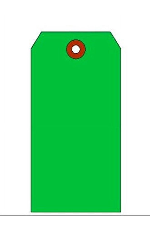 SHIPPING TAG, HVY WT, DARK GREEN, SIZE #5 (2-3/8" X 4-3/4") BOX OF 1000