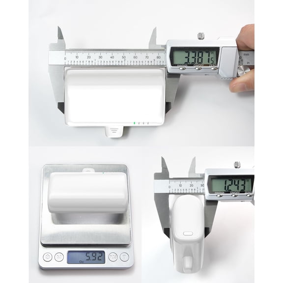 SHIQI-10000 mAh Mini Portable Charger Power Bank Upgraded Large Capacity USB C Fast Charging LCD Display Compatible with iPhone 17/16/15 Series/Android Samsung Moto LG etc