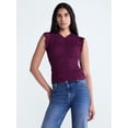 thumbnail image 1 of Scoop Women’s Shirred Lace Top, Sizes XS-XXL, 1 of 6