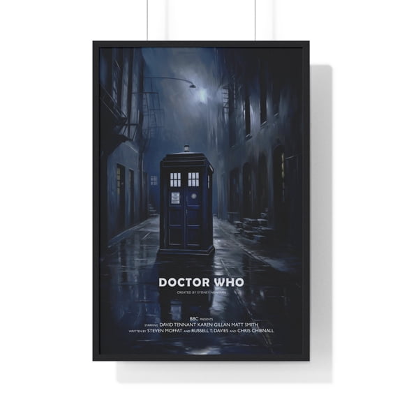 SHIRVA Doctor Who TV Series Poster, Minimalist Art Print, Canvas, Unframed Paper Poster 8x12in