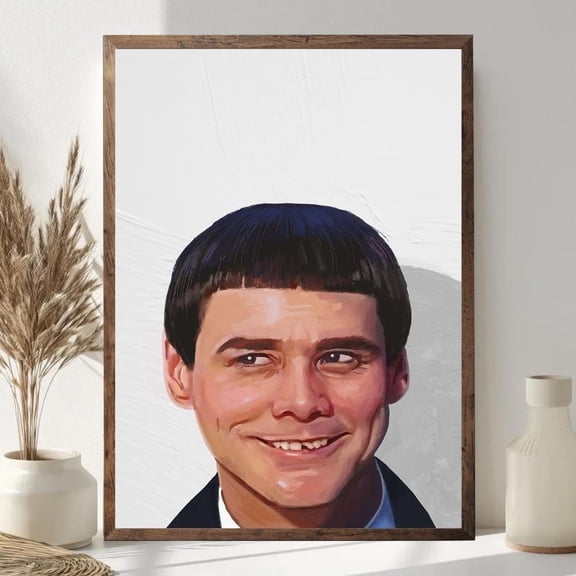 SHIRVA Lloyd Christmas Meme Poster, Funny Movie Humor Wall Art, Unframed Paper Poster 8x12in