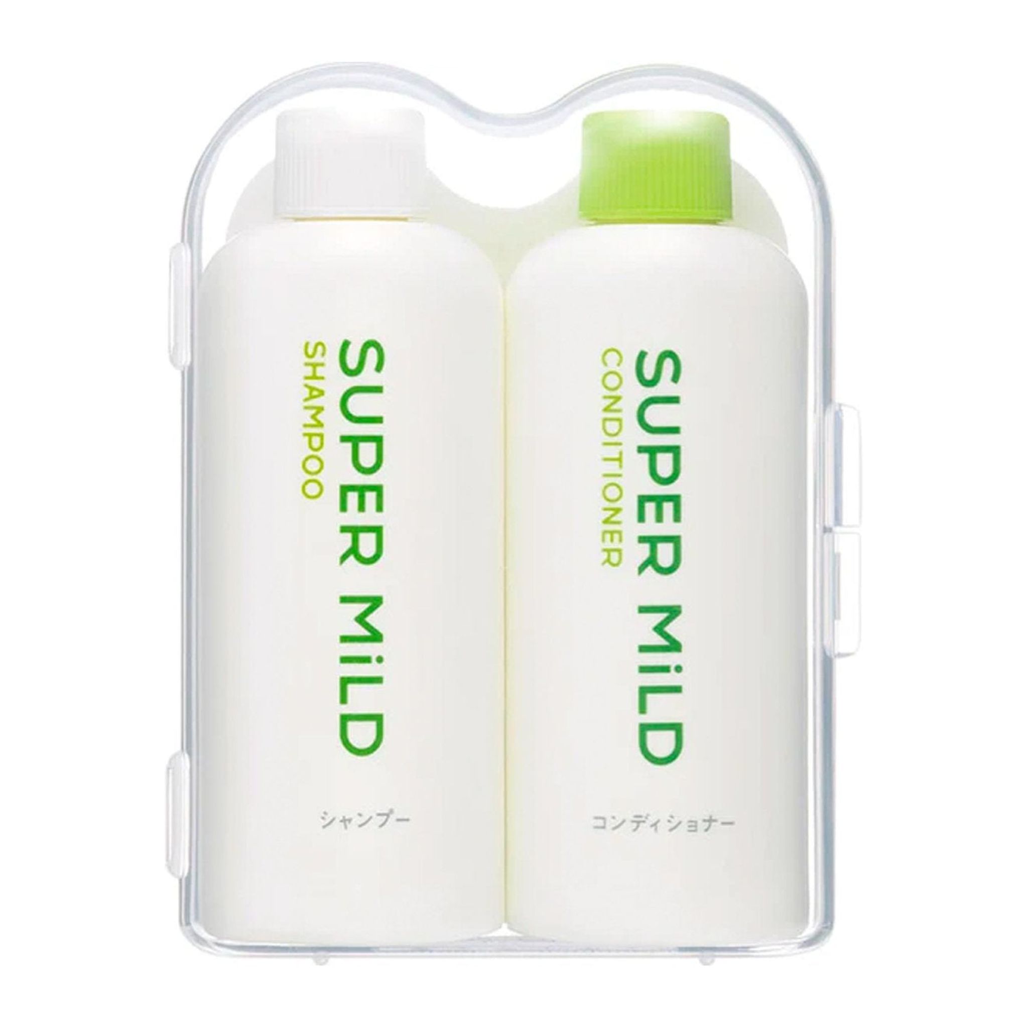 SHISEIDO SUPER MILD Shampoo & Conditioner Travel Set 50MLX2