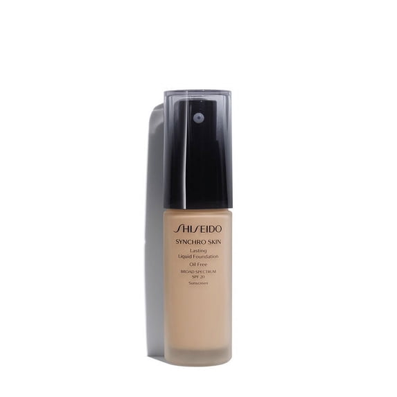 SHISEIDO SYNCHRO SKIN FOUNDATION 1.0 OZ NEUTRAL SHISEIDO/SYNCHRO SKIN NEUTRAL FOUNDATION LIQUID 1.0 OZ (30 ML) OIL-FREE SPF 20