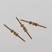 SHISUYAN 200 Bow Tie Clips 33mm 40mm Golden Metal Butterfly Clips for Fastening Crystals Lamp Chandelier Crystals Ceiling Light Crystals