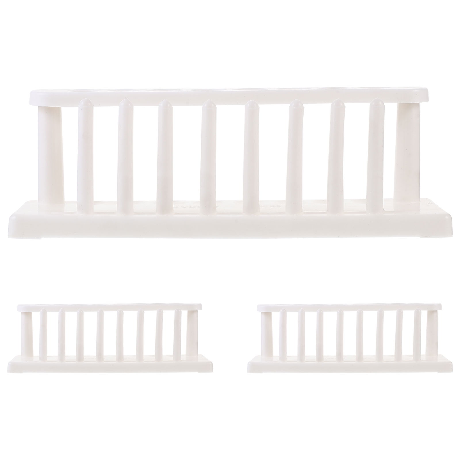 SHISUYAN 3 Pack Test Tube Holder and Drying Rack, 8 Pins 8 Wells Test