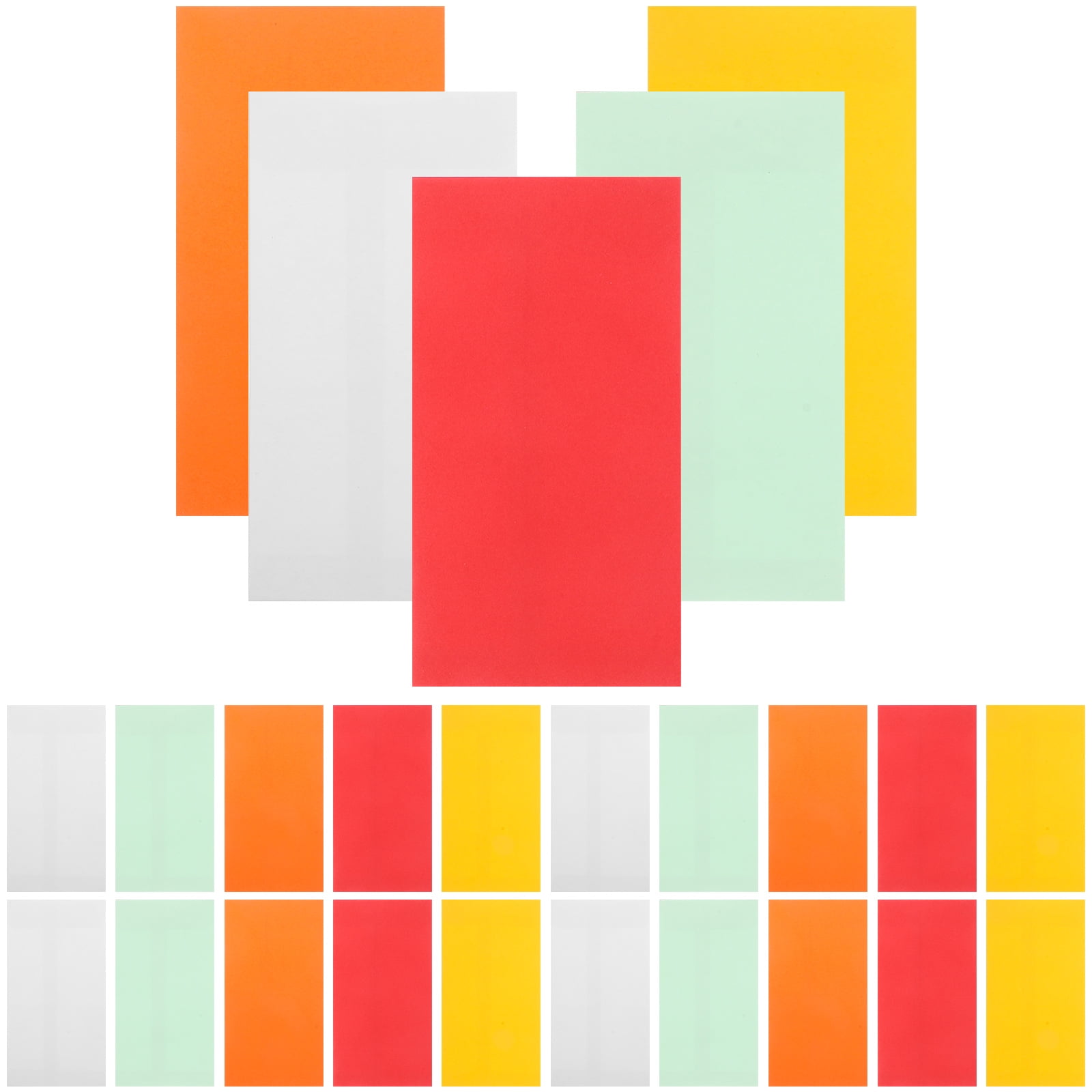 SHISUYAN 50Pcs Cash Envelopes Money Envelopes Budgets Envelopes Colored