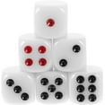 SHISUYAN 6pcs Classic Dices Single Sided Dices Board Game Dice Toys