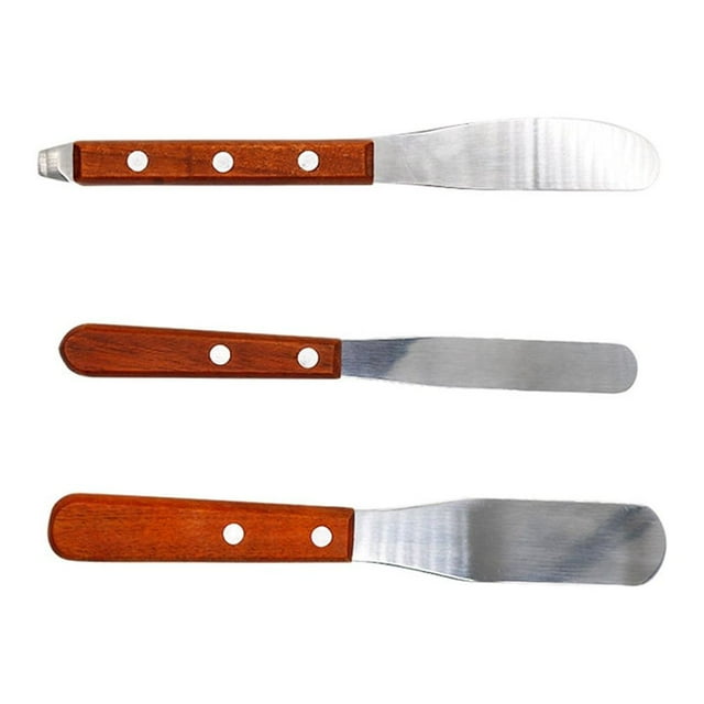 SHISUYAN Dental Lab Spatula Set Stainless Steel Mixing Tools