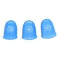 SHISUYAN Finger Tips Protection Silicone Thimbles for Hand Sewing (3