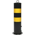 SHISUYAN Parking Barrier Bollard Post for Driveways & Traffic Safety