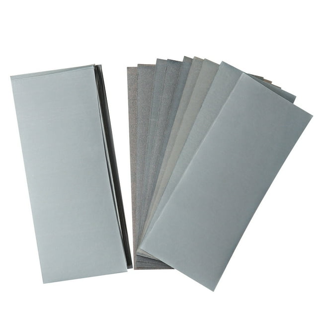 SHISUYAN UEETEK 27PCS 400 to 3000 Grit Sandpaper Assortment Dry Wet for