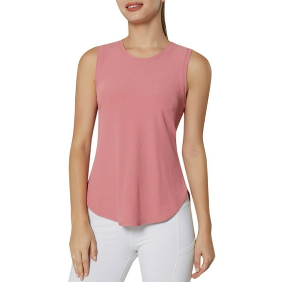 SHITINN 25th Birthday Tops for Women Long Top for Women Sports Vest for Women Quick Drying Breathable Sleeveless Top for Summer Loose Fitting Running Fitness and Yoga Wear