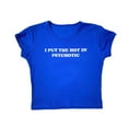 thumbnail image 1 of SHITINN Baby Tees for Women Graphic Crop Tops Summer Teen Girls Crew Neck T Shirts Cute Short Sleeve Tops for Women Women's Tops, Tees & Blouses Women Shirts Casual, 1 of 2