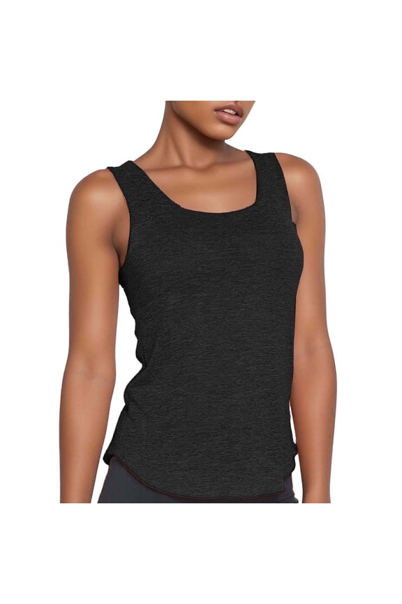 Backless Tops for Women Shirt 3x Women Solid Sports Vest Running and Fitness Quick Drying Sleeveless Loose Yoga Top
