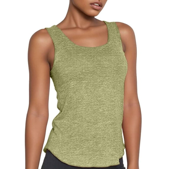 SHITINN Backless Tops for Women Shirt 3x Women Solid Sports Vest Running and Fitness Quick Drying Sleeveless Loose Yoga Top