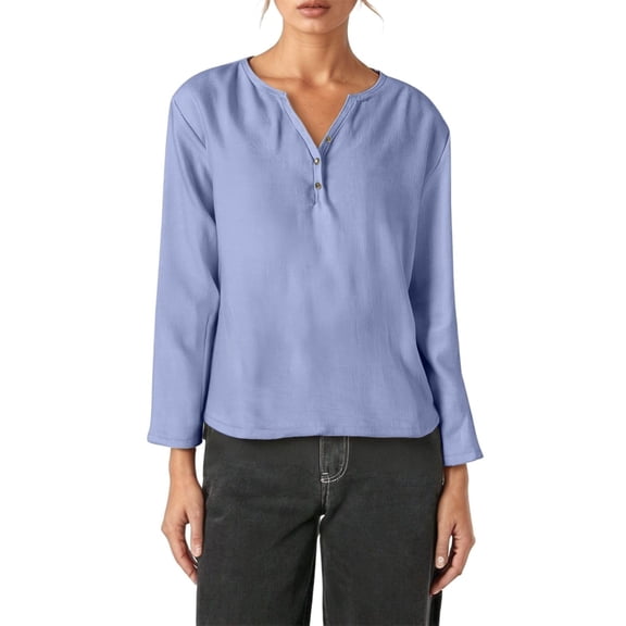 SHITINN Casual Solid Long Sleeve V Neck T Shirt Women Blouse Womens Summer Tops Short Sleeve Tops for Women Trendy Summer