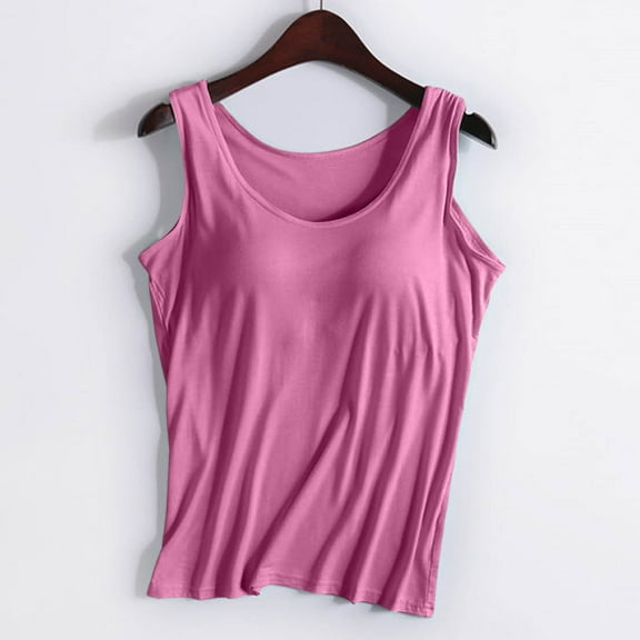 SHITINN Chest Cushion Suspender Tank Top Without Steel Ring Cup Outer Wear Underwear Yoga Sports T Shirt 3x Womens Tops plus Size Layering Top Silk Bodysuit plus Size Camisole Crop Top Women Apricot