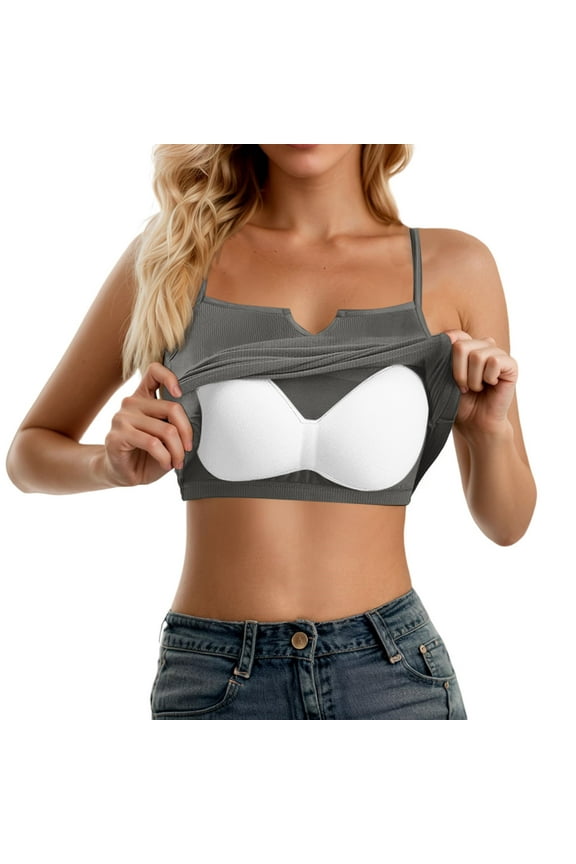 Compression Top Men Bodysuit Shelf Bra Camisoles Adjustable Spaghetti Strap Tank Tops Basic Layer