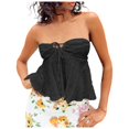 thumbnail image 1 of SHITINN Half Top Slim Women Women Tube Top Summer Off Shoulder Strapless Top Elegant Bandeau Top Off Shoulder Top, 1 of 9
