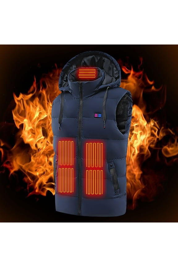 Heating Vest Smart Usb11 Piece Male and Female Charging Heating Vest Heating Vest Womens Short Sleeve Shirts Summer Tops T-Shirts for Women