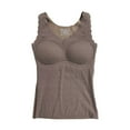 thumbnail image 1 of SHITINN Lace Half Camisole for Women Thin Strap Tops for Women Women's Underwire One Smooth U Light T Shirt Convertible Bra, 1 of 8