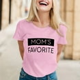 thumbnail image 1 of SHITINN Mom's Favorite Day Family Humor T Shirt Womens Short Sleeve Tops Casual Tops for Women Summer Top Women, 1 of 4