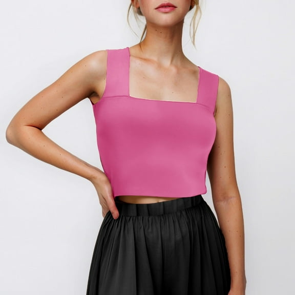 SHITINN New Fashionable Women's Knitted Casual Style Vest with Small Suspenders for Outer Wear Baseball for Women Athletic Tops Women Active Tops for Women plus Size 3xl Womens Tops Adventure Top