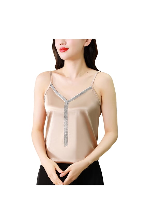 Sleeveless Tee 1975 Crop Top Women Summer Fashion Tops Printed V Neck Sleeveless Shirts Casual Loose Comfortable Camisole Tops