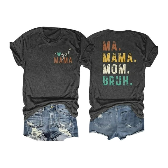 SHITINN Women Casual Printing Short Sleeves Crew Neck Loose TShirt Blouse Tops Blouses for Women Casual Short Sleeve Blouses Womens Summer Blouses