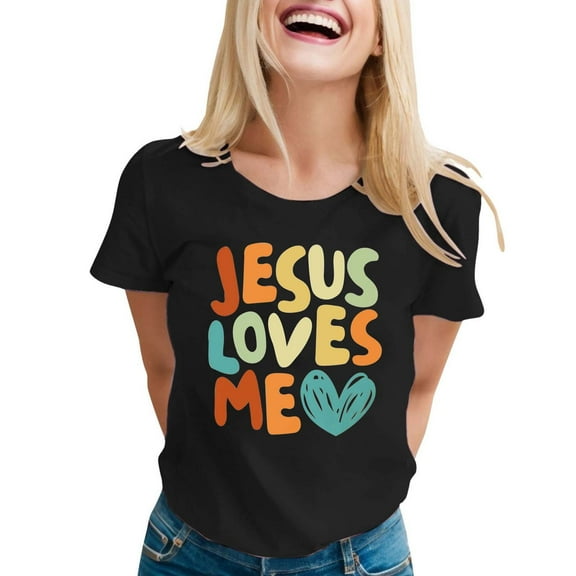 SHITINN Women's Casual Printed Round Neck Short Sleeve T Shirt Top Womens Short Sleeve Shirts Summer Shirts Women Casual Tops for Women