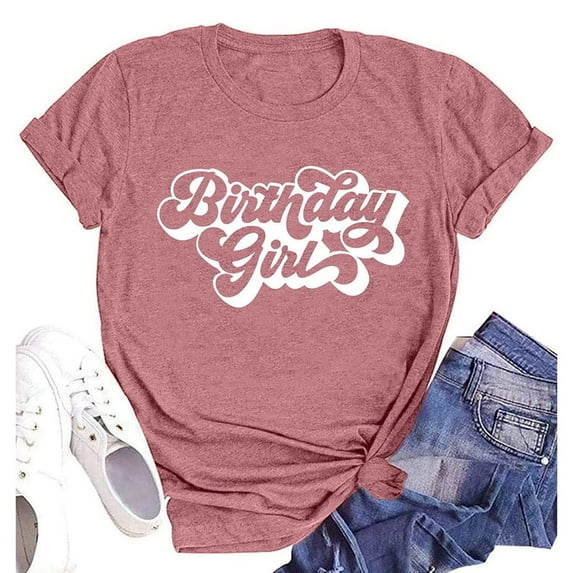 SHITINN Women's Casual Printing Graphic Round Neck Short Sleeve T Shirt Top Womens Clothing Short Sleeve Blouses Women Summer Tops