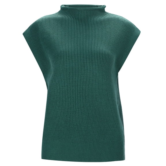 SHITINN Long Camisole Women Dress Top Women's Fashion Casual Solid Color Striped Sweater Vest Solid Color Pullover