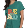 thumbnail image 1 of SHITINN Women's Reading Shirt Book Lover T Shirt Women's Reading Teacher Short Sleeved T Shirt Casual Womens Tops Cute Short Sleeve Tops for Women Fashion Clothing, 1 of 6